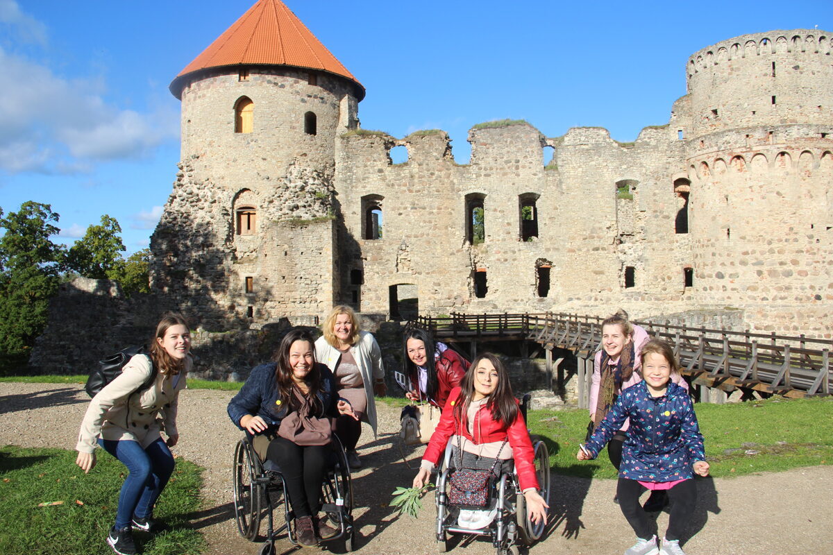 Visiting Vidzeme masters and castls in a wheelchair